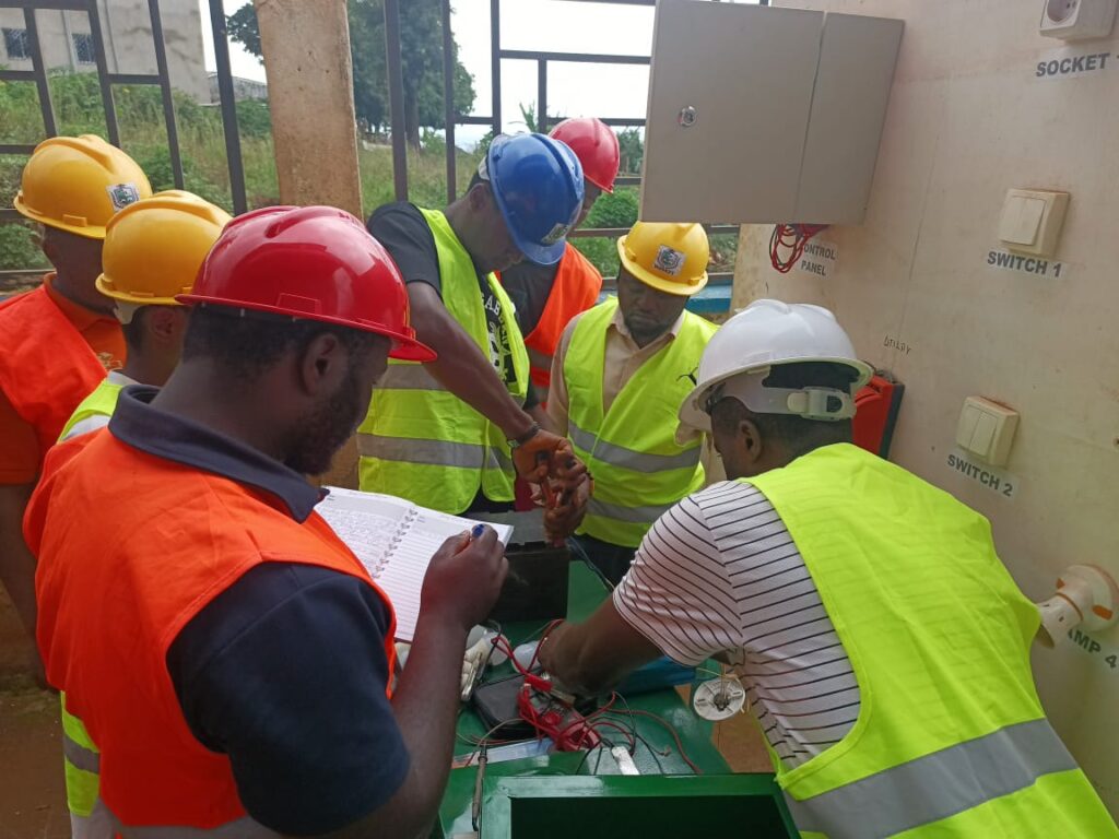 Renewable energy students graduating as Solar Energy Experts at HOBEFI